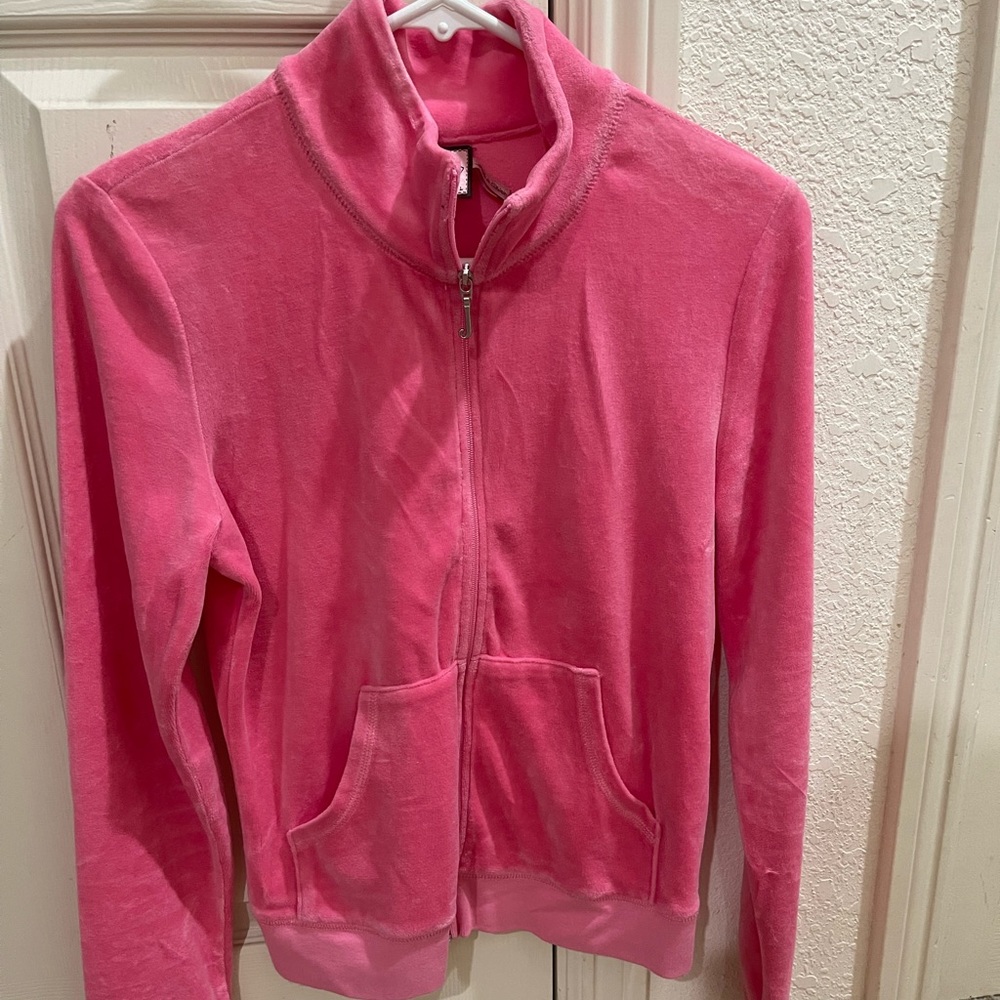Vintage style pink Juicy Couture zip up